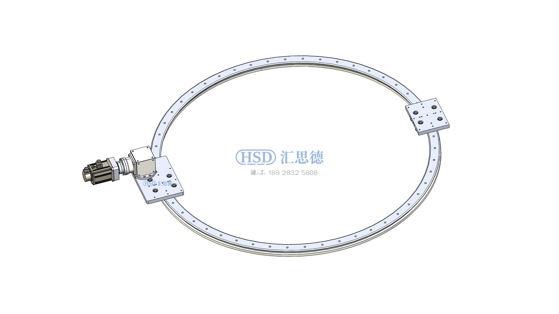 9001cc金沙以诚为本一体式带齿环形导轨常用尺寸选型指南(图2)